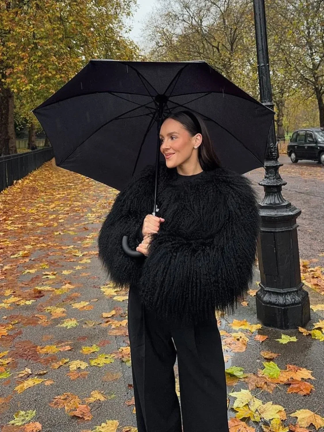 White Thicken Cropped Coat