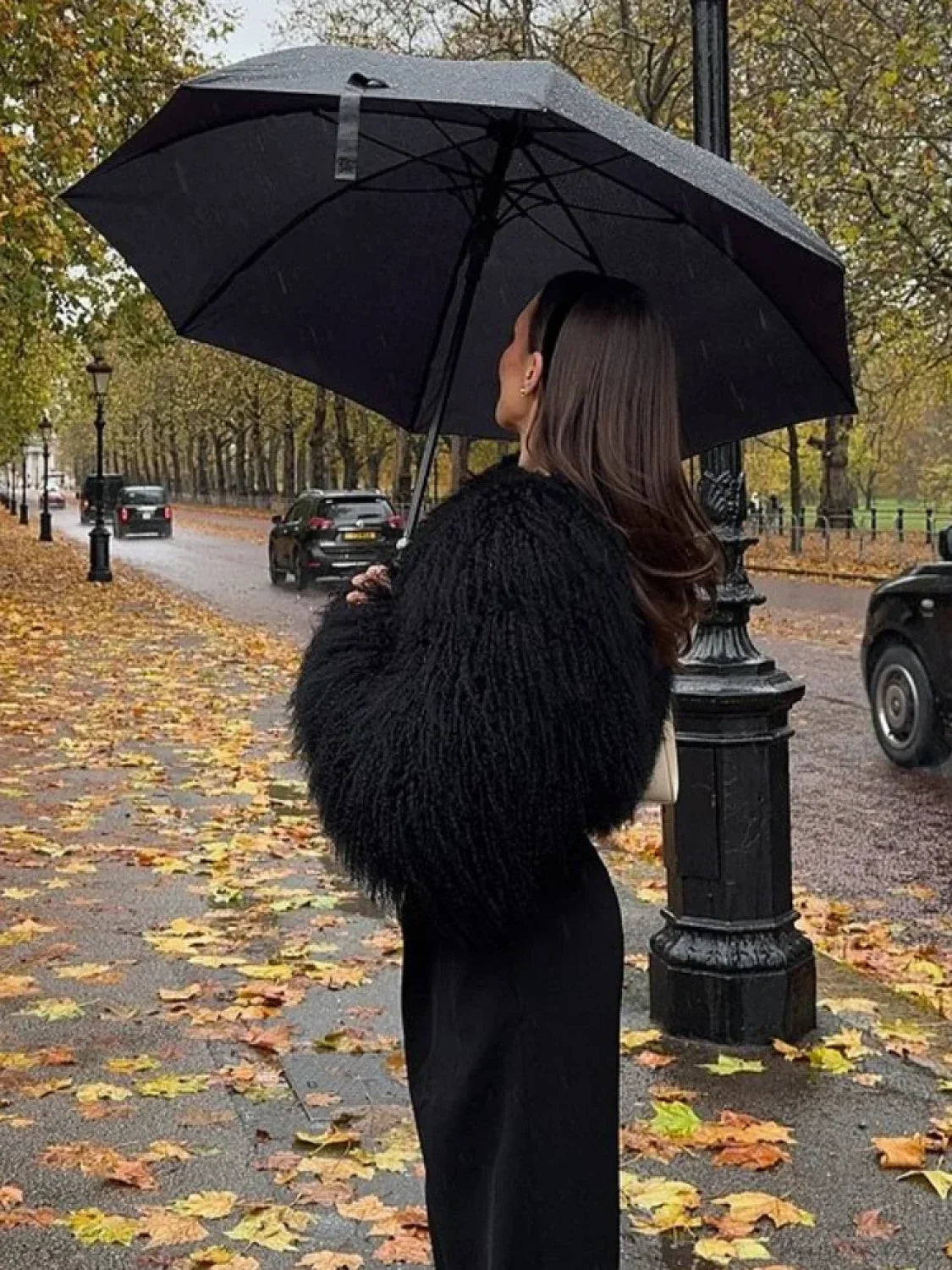 White Thicken Cropped Coat