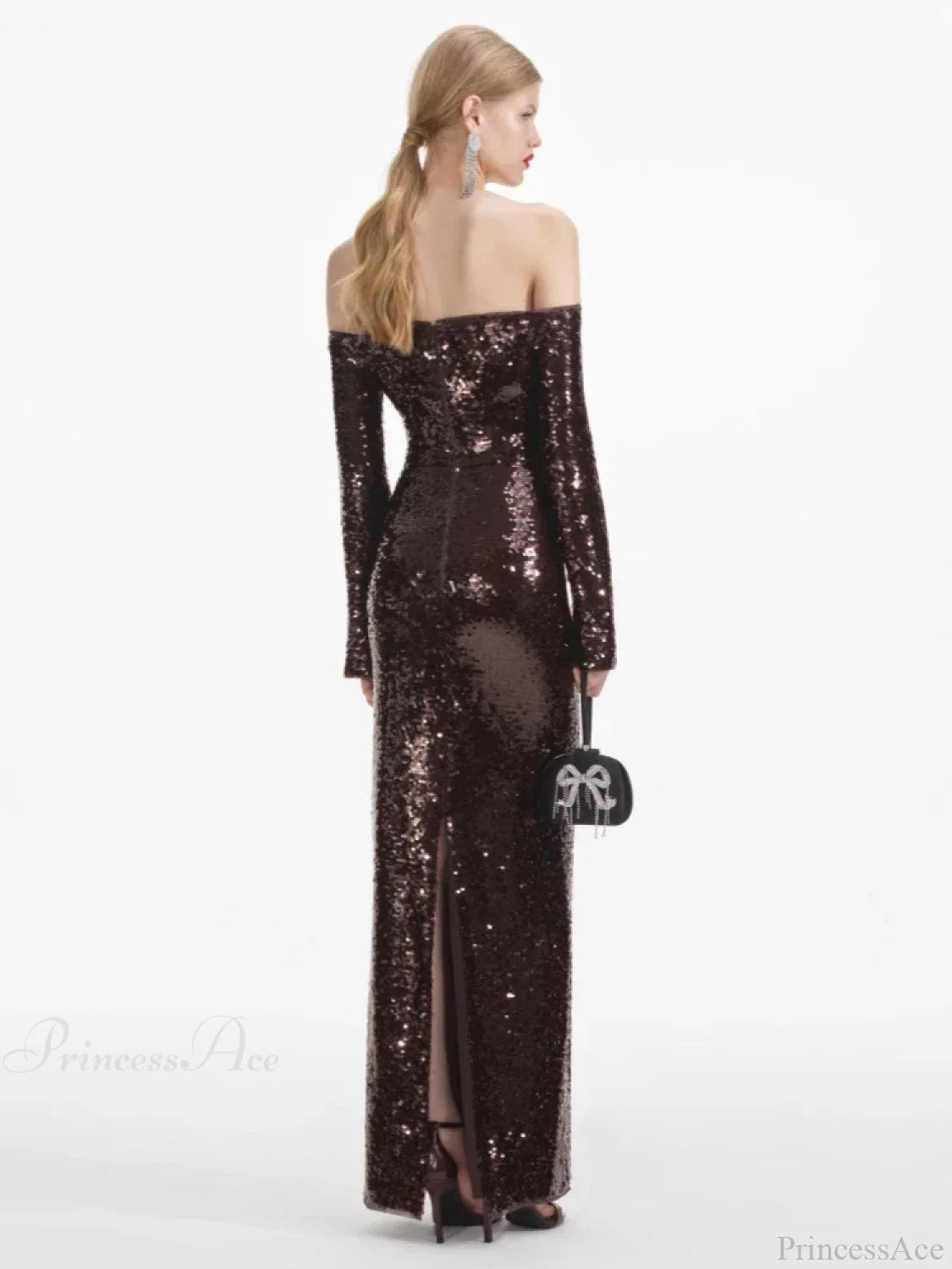 Winter Mesh Patchwork Party Dress Partydress-241208