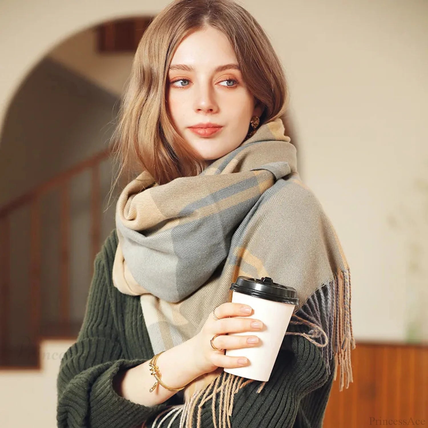 Winter Warm Cashmere Unisex Scarf - Long Windproof And Skin Friendly Scarfs-L