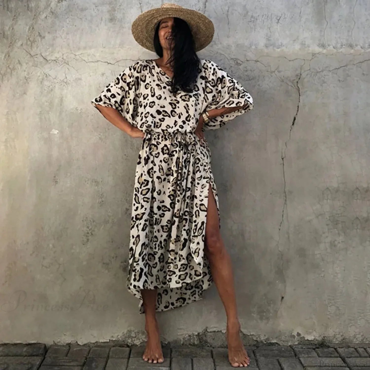 Women Swimsuit Kaftan Tunic Beach Cover Up