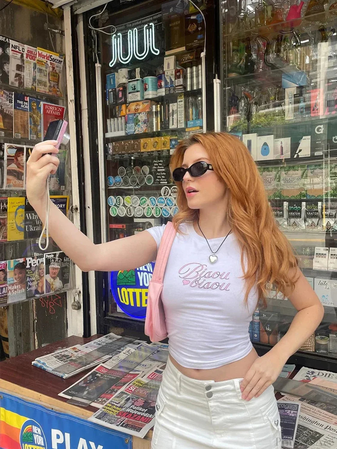 Y2k Letter Print Punk Crop Top T-shirt t-shirt-250223