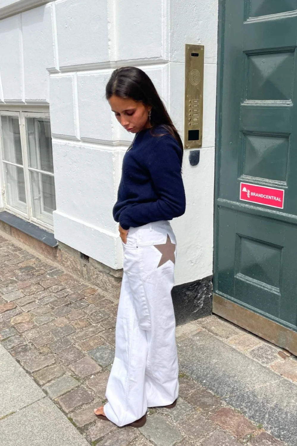 Y2K Star Color-Block Patchwork Jeans