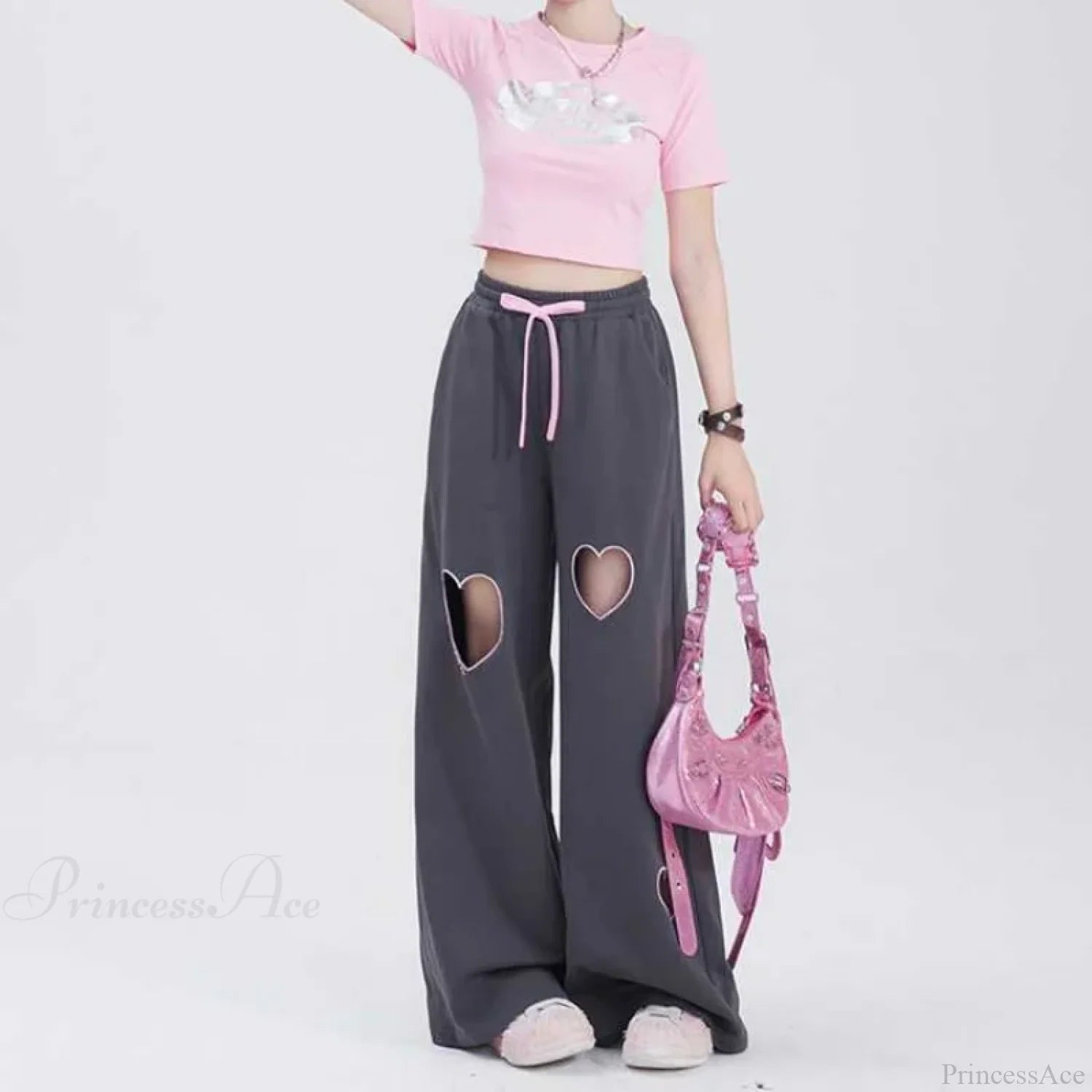 Youth Vintage Love Casual Straight Pants
